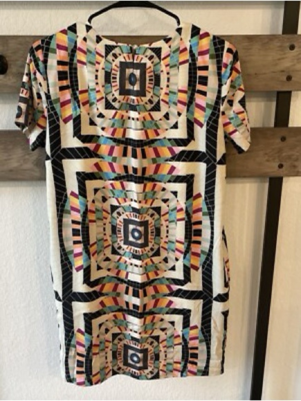 Mara Hoffman Multicolor Geometric Shift Dress
